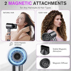 aowoka Hair Dryer, Higher Speed Professional High Speed Ionic Blow Dryer 500 Million Negative Ions & Heat-Control & 59dB Noise Hairdryer for Faster Drying