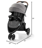 Graco Outpace LX All-Terrain 3-Wheel Baby Stroller, Cohen €” Compatible - Image 7