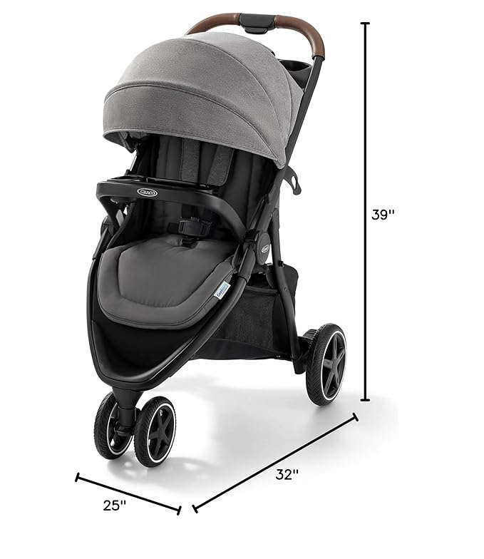 Graco Outpace LX All-Terrain 3-Wheel Baby Stroller, Cohen €” Compatible - Image 7