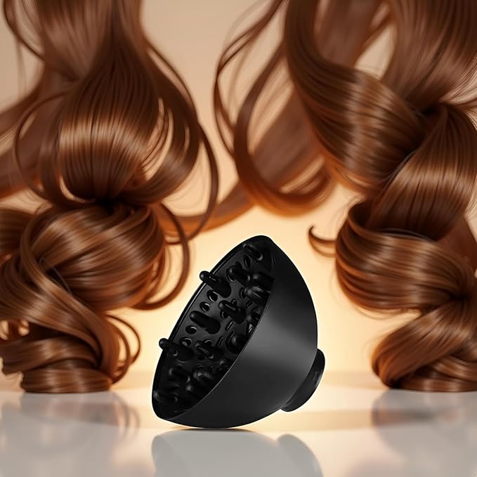 Universal Hair Dryer Diffuser Attachment for Curly Hair,Black Adaptable for Blow Dryers Diffuser Hair Universal for Curly Hair Care Dryer Diffusers Dryers and Styling Tools and Appliances Accessories