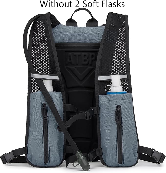 ATBP Running Hydration Vest Pack Tactical 3L Water Bladder Backpack Bag - Image 2