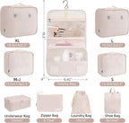 BAGAIL 6 Set/8 Set/10 Set Packing Cubes Various Sizes Packing Organizer - Image 2