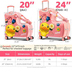 Kids Luggage, Lightweight Ride on Luggage - Image 5