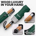 Royal Walk Windproof Folding Travel Umbrella Compact and Strong Luxurious Real - Image 3
