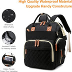 Diaper Bag with Changing Station, Waterproof 3 in 1 Baby Diaper Backpack with - Image 3
