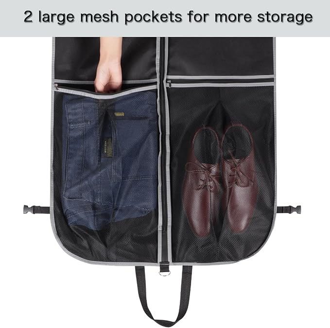 Zilink Upgrade 60" Garment Bag for Long Coat, Gown and Choir Robe - Image 5