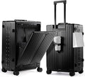 UrbanExplorer 20 Inch Carry On Luggage TSA Approved, Aluminum Frame Zipperless by UrbanExplorer