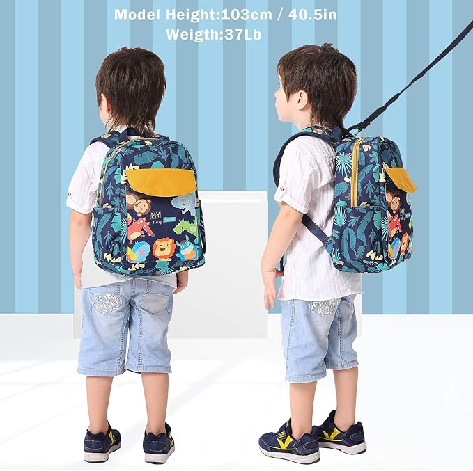 willikiva Cute Zoo Little 2d Backpack Kid Backpacks - Image 6