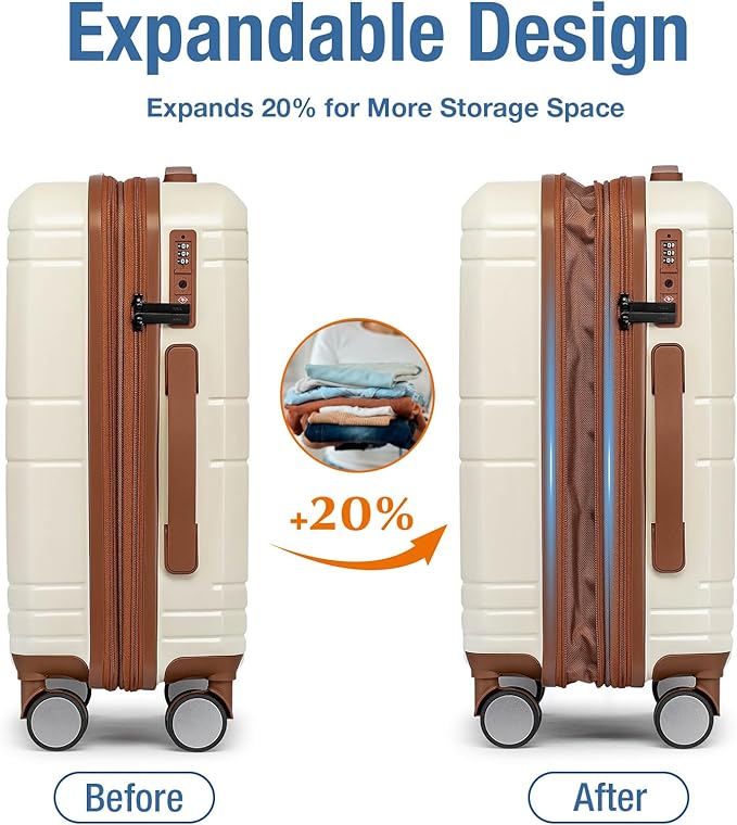 KYME Carry On Luggage 22x14x9 Airline Approved - Image 2