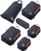 Compression Packing Cubes Set for Travel by TRIPPEDTravelGear
