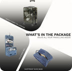 20 inch Carry On Luggage Expandable Top Opening/Clamshell Opening, TSA Approved - Image 6