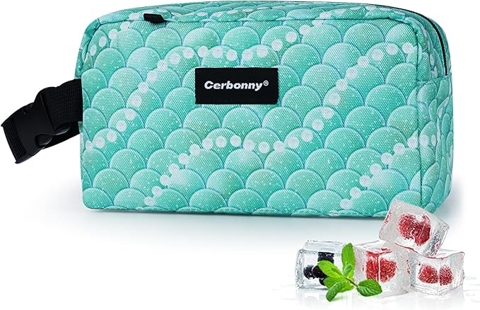 Cerbonny Freezable Kids/Adults Green Fish Theme Lunch Cooler, Suit by Cerbonny