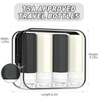 Redfly Travel Bottles for Toiletries, 3oz Tsa Approved Travel Size Containers - Image 5