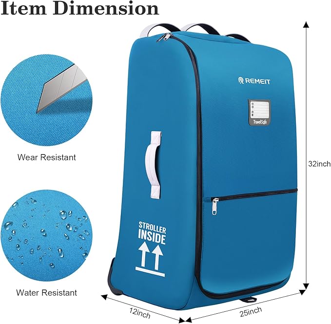 Stroller Bag for Airplane, Stroller Travel Bag Compatible - Image 3