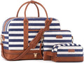 Weekender Bag for Women Canvas Overnight Bag Large Travel Tote Bag Carry on by BOLOSTA