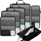 BAGAIL 6 Set Ultralight Compression Packing Cubes Packing Organizer by BAGAIL