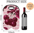 Neoprene Wine Tote, Bottle Carrier Gag Insulating Neoprene Thicker, Insulated - Image 2
