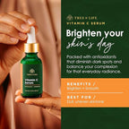 Tree of Life Beauty Skin Care Set, Brightening, Firming, Dry Face, Dermatologist Tested - Complete Hydration Trio, Vitamin C Serum, Niacinamide, Pro Collagen Peptide, 3 count of 1Fl oz