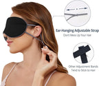 Sleeping Mask 2 Pack, Cool Double-Sided Use of Sleep Mask, Super Soft Blindfold - Image 3