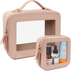 LETGO Clear Makeup Bags Set by LETGO