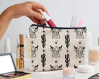 IWXYI Western Bag,Western Gifts for Women,Western Cow Makeup Bags With Zipper,Western Cow Make Up Bag Zipper Pouch Travel Toiletry