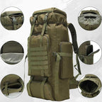 Hiking Backpack for Men 70L/100L Camping Backpack Military Rucksack Molle 3 - Image 3