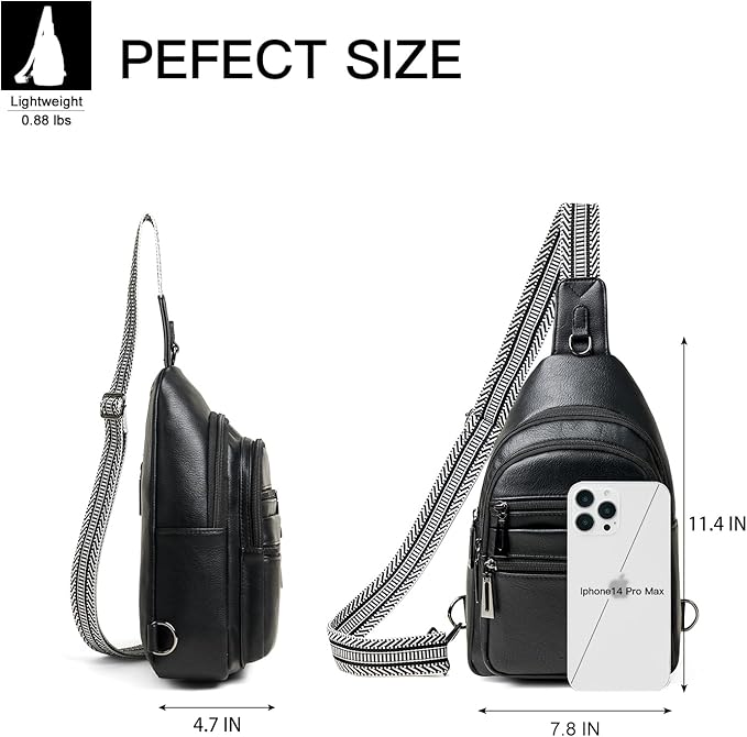 Sling Bag for Women Cross Body Bags Fanny Packs Shoulder Bag Sling Backpack - Image 4