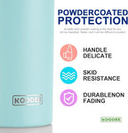 koodee 20 oz Stainless Steel Skinny Tumbler Double Wall Insulated Slim Water - Image 4