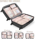 Veken 10 Set Packing Cubes for Travel, Beach Vacation Essentials Accessories - Image 6