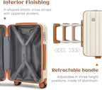 imiomo Luggage Sets 3 Piece, Expandable Hardside Suitcase Set - Image 3