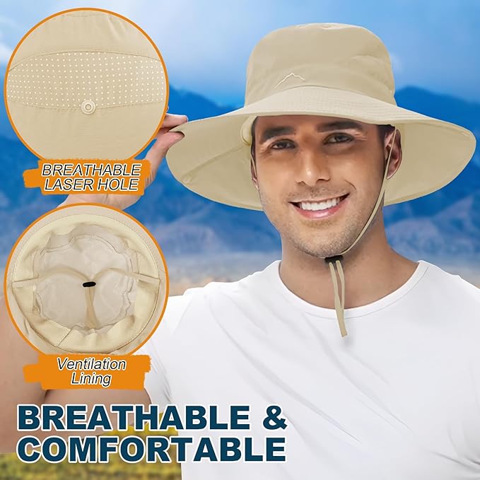 ZOORON Sun Hat for Men Women Fishing Hat - Image 4