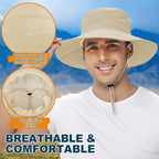 ZOORON Sun Hat for Men Women Fishing Hat - Image 4