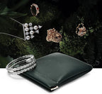 PU Leather Jewelry Travel Bag Leather Jewelry Pouch Christmas, Wedding Party - Image 2
