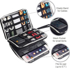 BUBM Double Layer Electronics Organizer, Travel Gadget Bag - Image 4