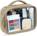 BAGSMART Clear TSA-Approved Toiletry Bag, Puffy Edges Travel Makeup Bag by BAGSMART