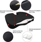 Seat Cushion Premium Memory Foam Non-Slip Coccyx Tailbone Cushion - Image 3