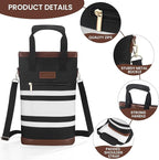 2-Bottle Insulated Wine Carrier Tote - Image 7