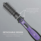 INFINITIPRO BY CONAIR The Knot Dr. Extra Small Oval Brush for Loose Curls on Short to Medium Hair, Compatible with The Knot Dr. Dryer Brushes