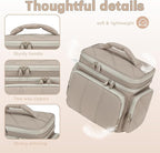 LEDAOU Toiletry Bag for Women, Quilted Travel Makeup Bag Organizer - Image 5