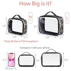 PACKISM Floral Texture Lace TSA Approved Toiletry Bag - Image 2