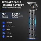Ufree Mens Beard Trimmer, Zero Gapped T Blade Liners, Cordless Hair Clippers, Electric Razor Shavers for Men, Grooming Kit for Hair Cutting, Gifts for Men(Black)