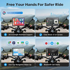 WonVon 5 Inch Motorcycle Carplay GPS Navigation System - Image 6