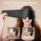Silk Sleep Mask for Women and Men, Side Sleeper, 22 Momme Pure Mulberry Silk - Image 2