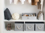 StorageWorks Storage Bins with Lids, Decorative Storage Boxes with Lid and Soft - Image 4