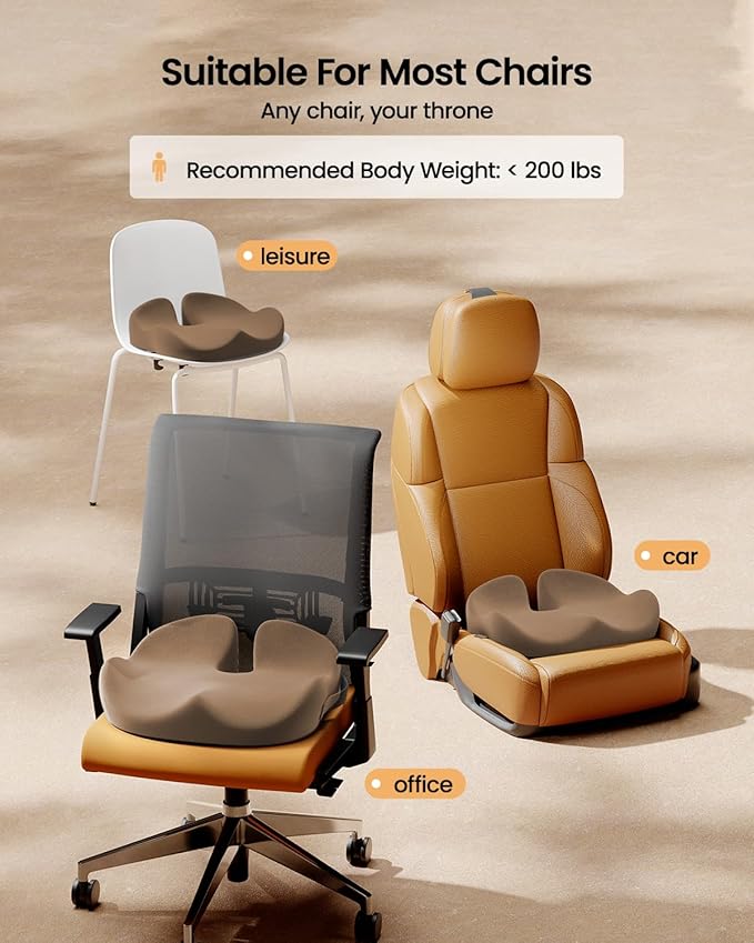 ProtoArc Seat Cushion, Office Chair Cushion - Image 6