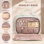 Toiletry Bag for Women with Jewelry Organizer Compartment, Travel Makeup - Image 3