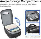 SOKOK Carry On Travel Backpack Waterproof Business Backpack Expandable - Image 3