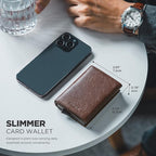 VULKIT Pop up Card Wallet Minimalist Cash Wallets RFID Blocking Leather Smart - Image 5