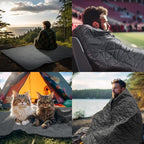 Outdoor Waterproof Blanket, Foldable Fleece Stadium Blanket - Image 6