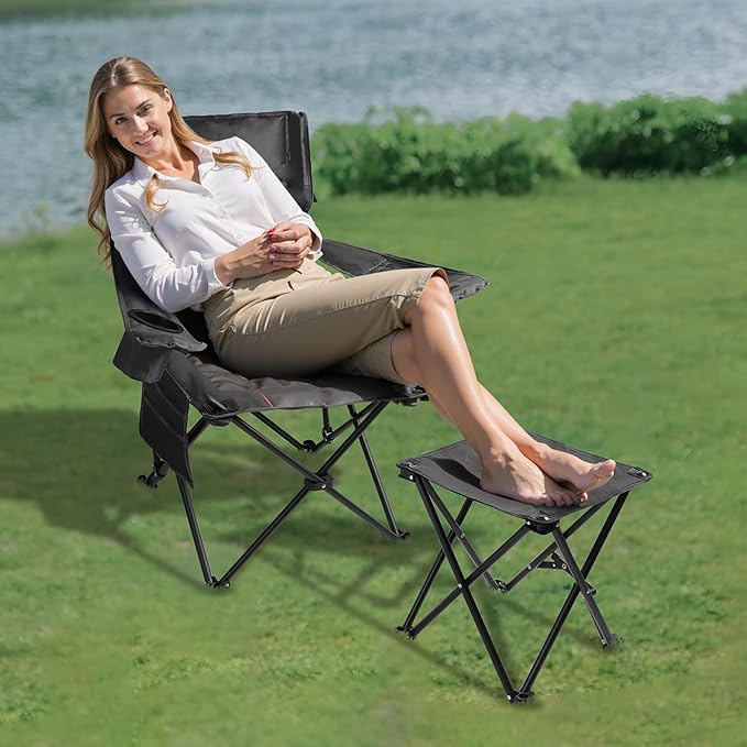 FAIR WIND Oversized Padded Camping Chair - Image 2